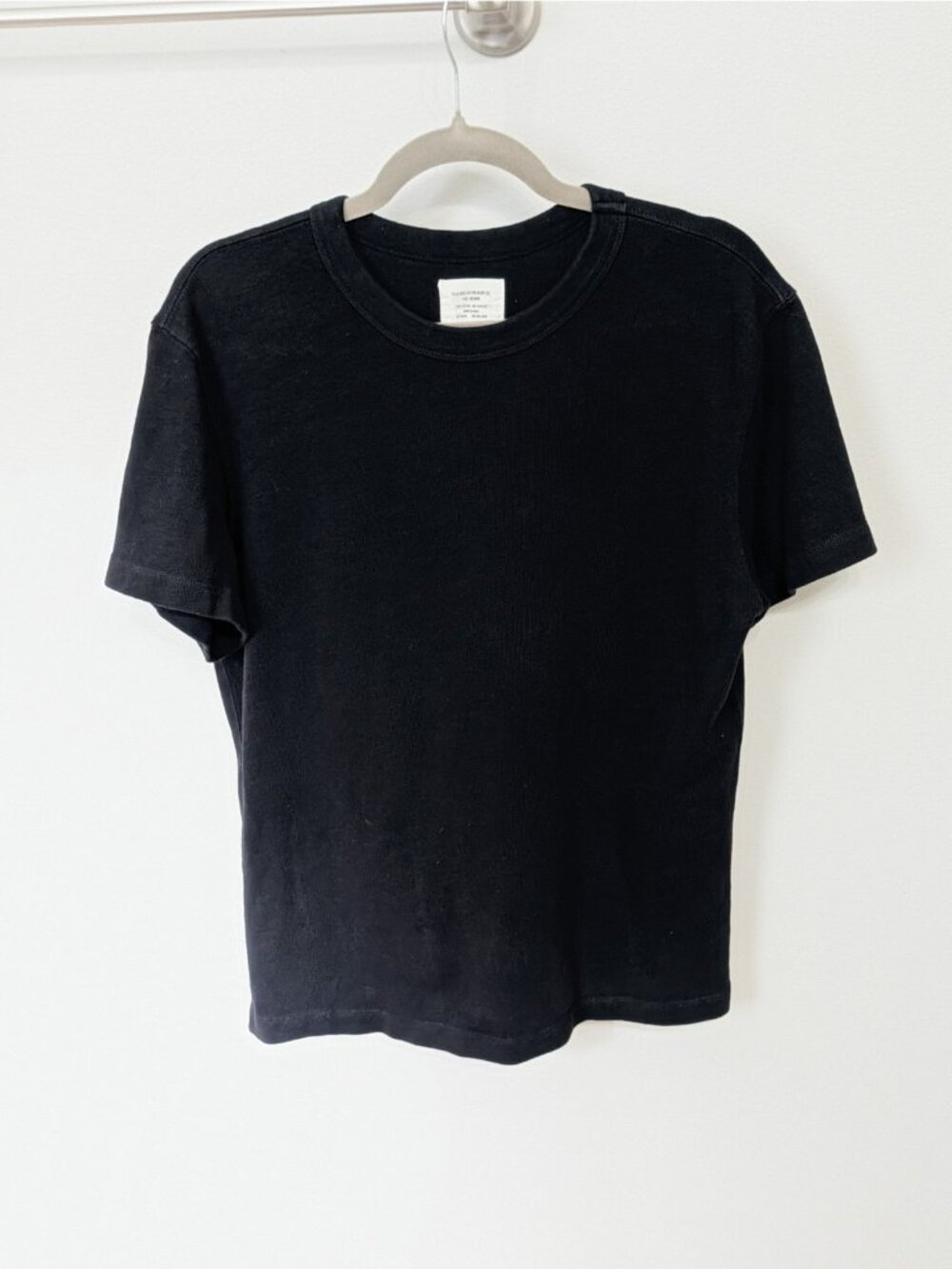 Buck Mason Field-Spec Heavy Cotton Tee Men's M Black Heavyweight T-Shirt